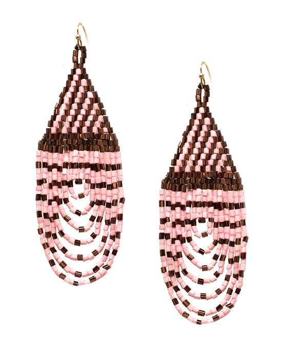 Seed Bead Bridge Earring