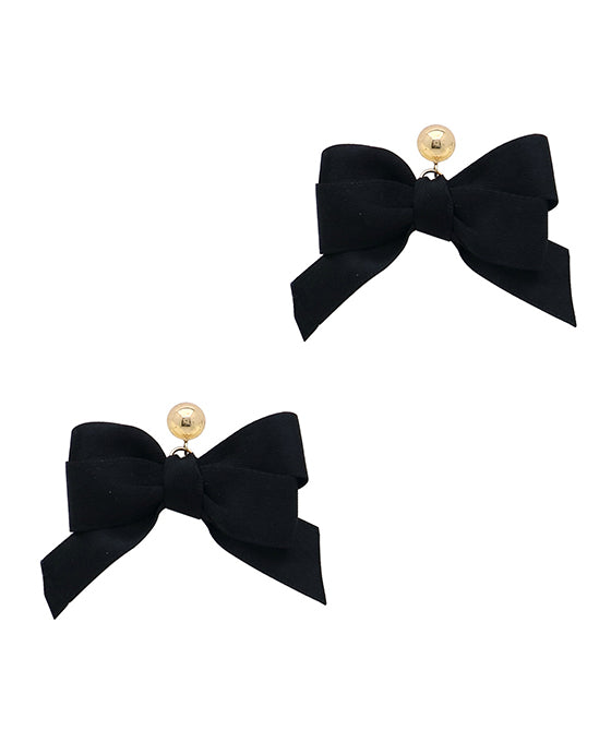 Fabric Bow Earring