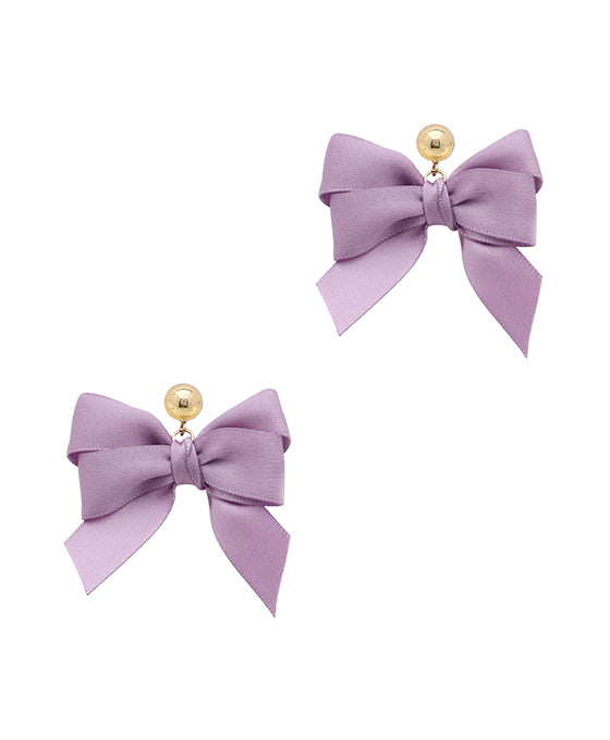 Fabric Bow Earring