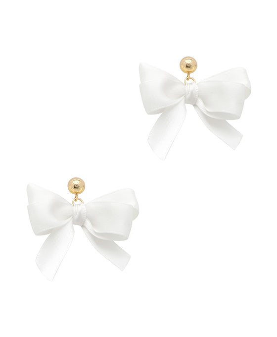 Fabric Bow Earring