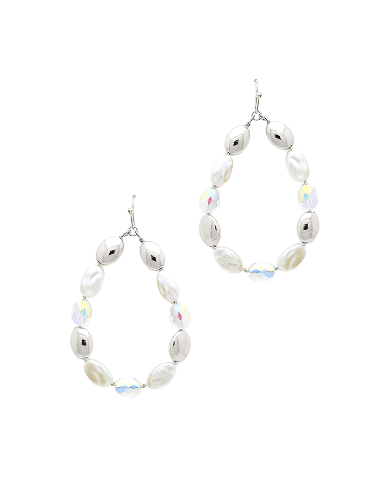 Teardrop Glass Earring