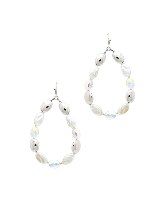 Teardrop Glass Earring