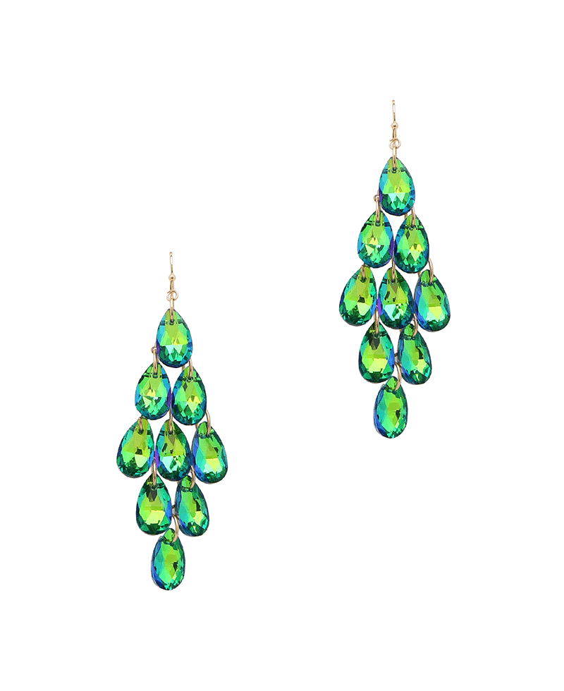 Glass Drop Earring