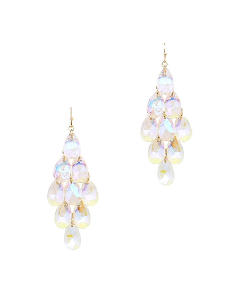 Glass Drop Earring