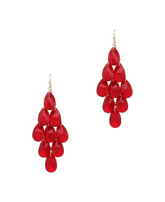 Glass Drop Earring