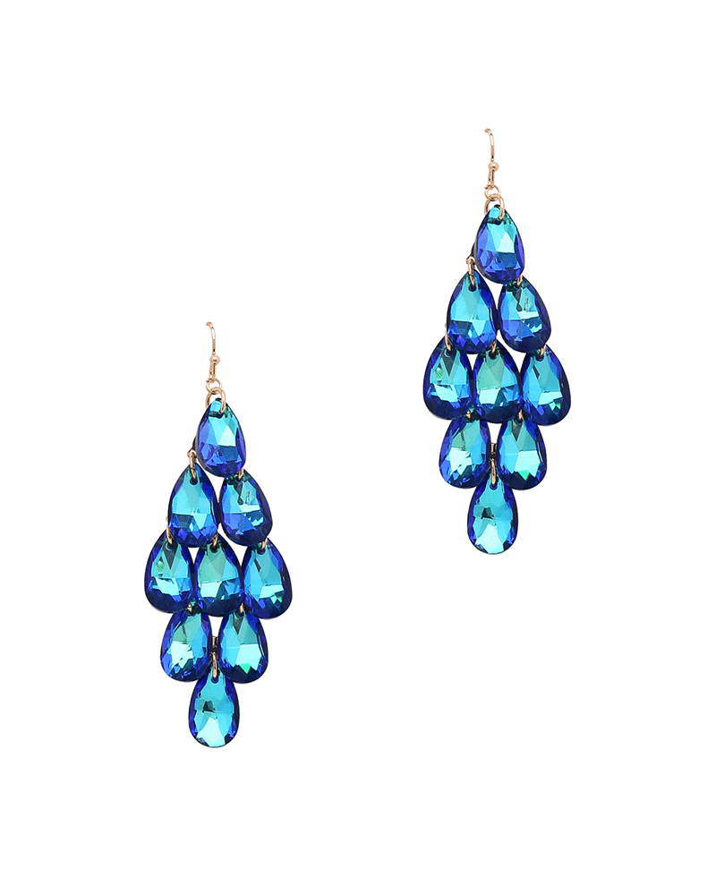 Glass Drop Earring