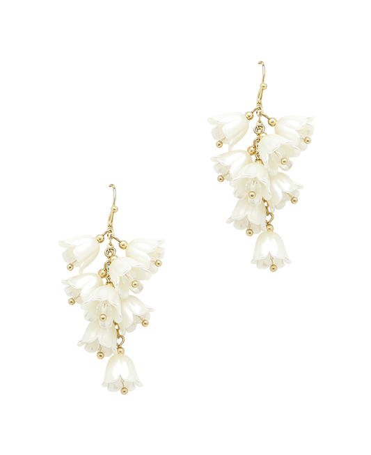 Flower Drop Earring