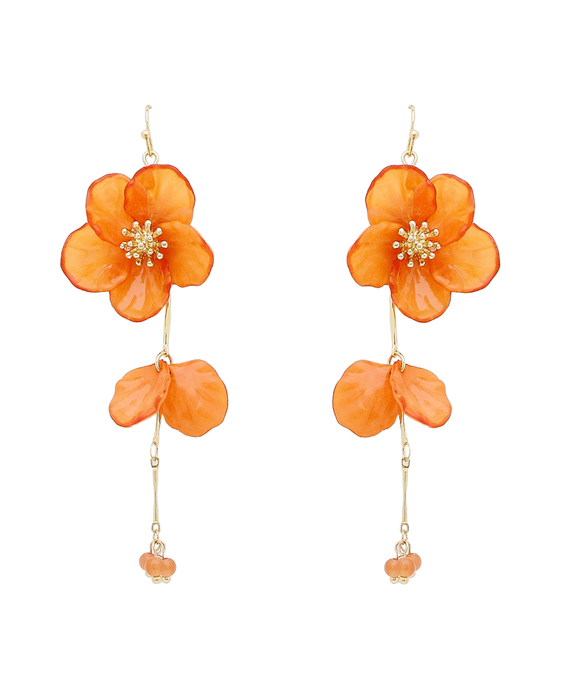 Flower Drop Earring