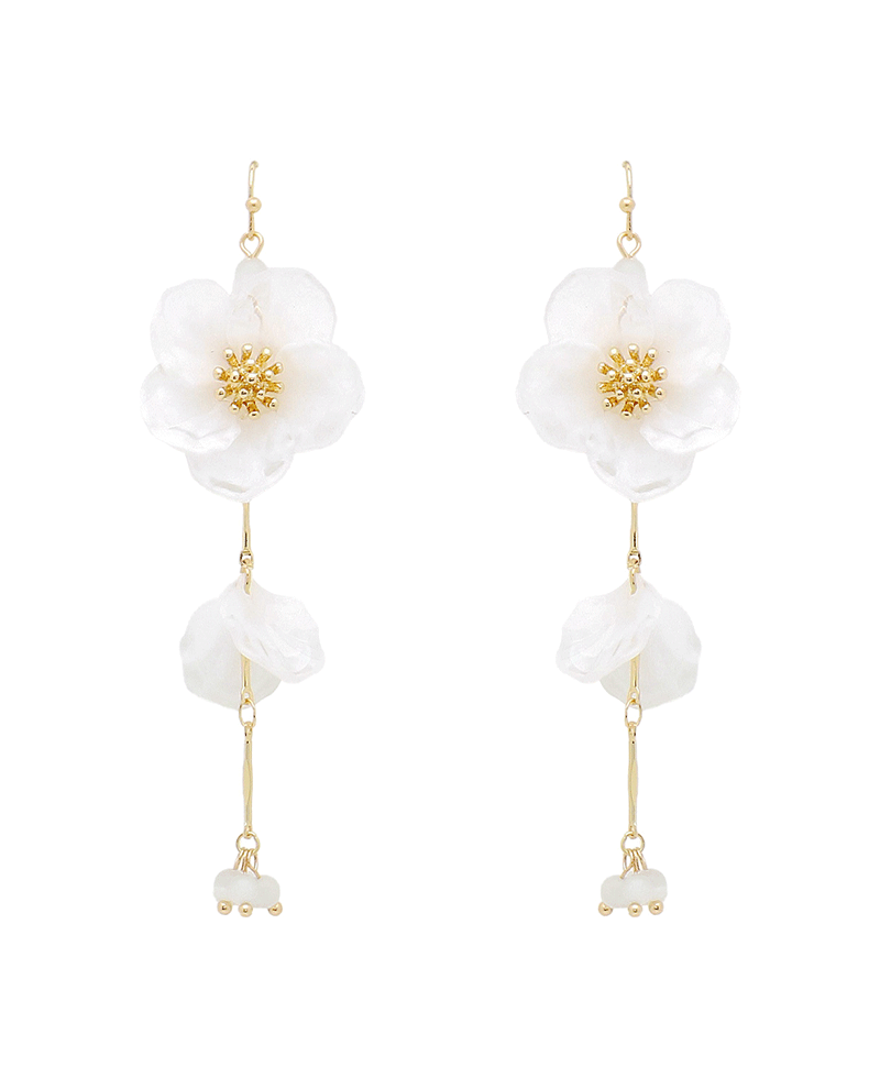 Flower Drop Earring