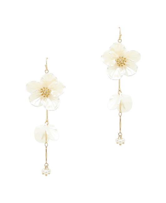 Flower Drop Earring