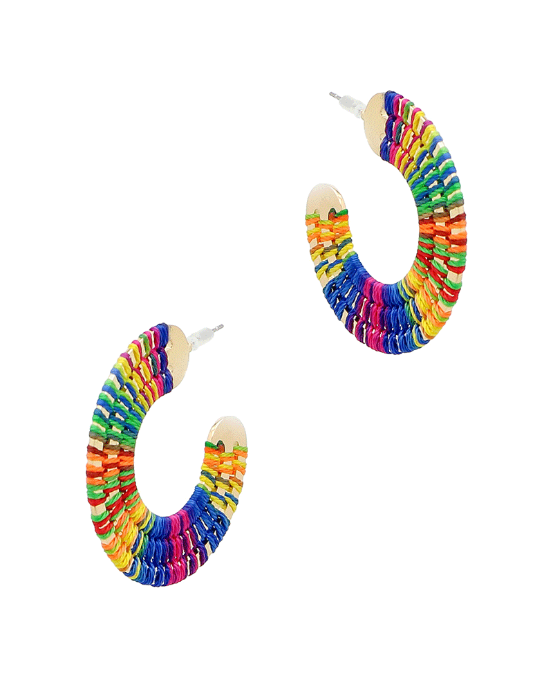 Thread Hoop Earring