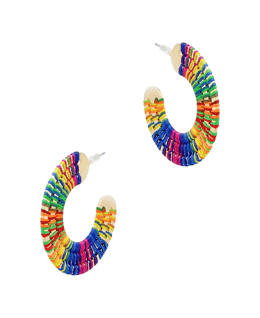 Thread Hoop Earring