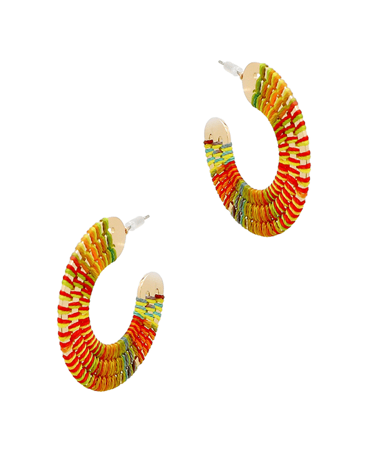 Thread Hoop Earring