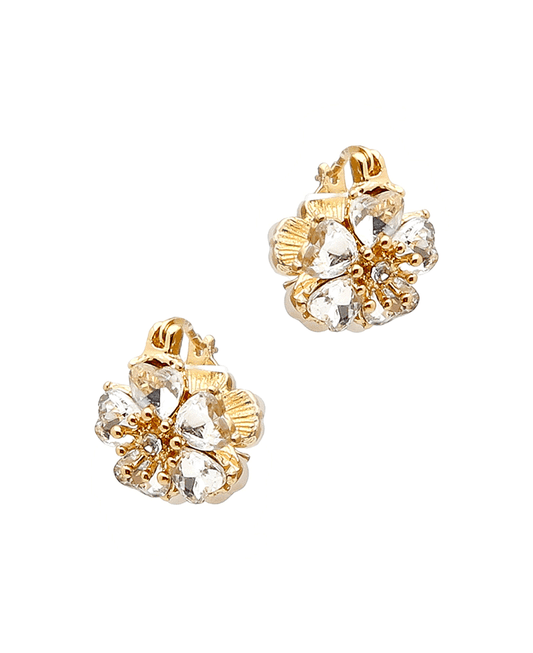 Crystal Flower Earring