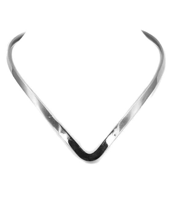 V Shaped Collar Choker for Pendant