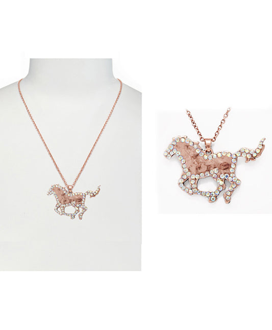 Farm Animal Horse Necklace