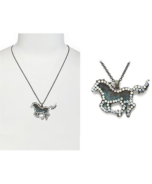 Farm Animal Horse Necklace