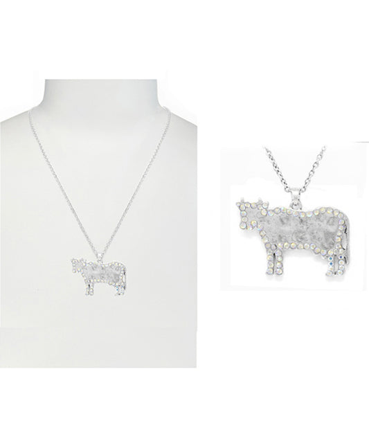 Farm Animal Cow Necklace