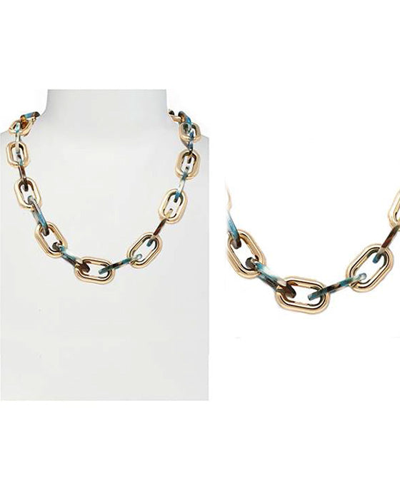 Acetate Chain Necklace