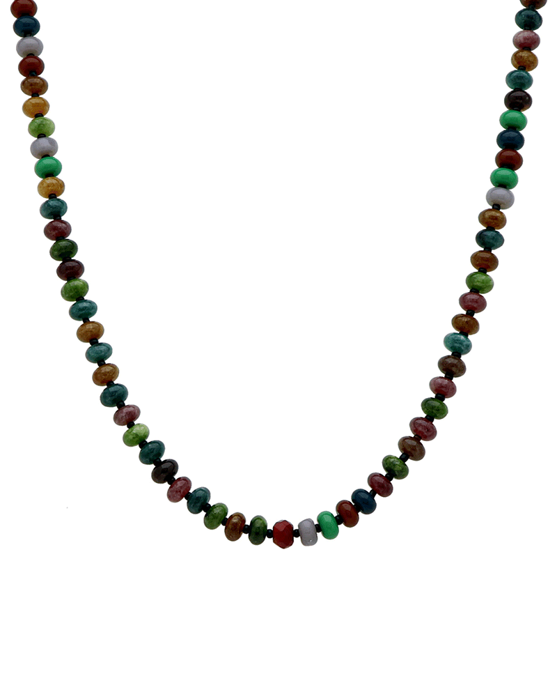 Multi Bead Short Necklace