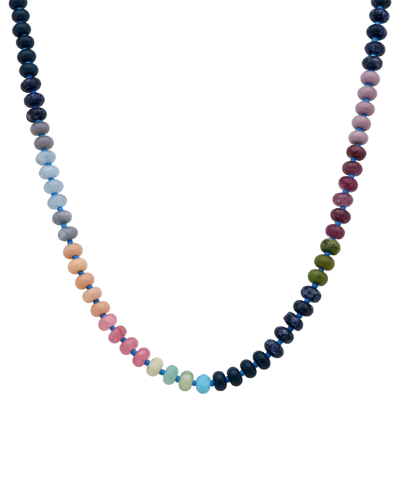 Multi Bead Short Necklace