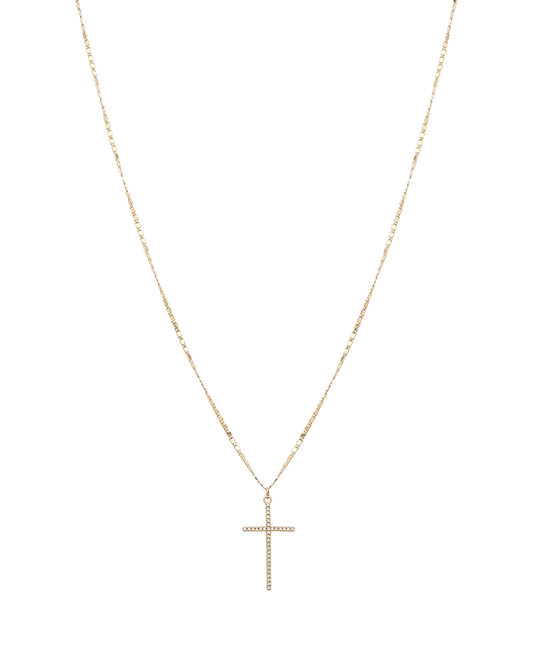 Cross Charm Short Necklace