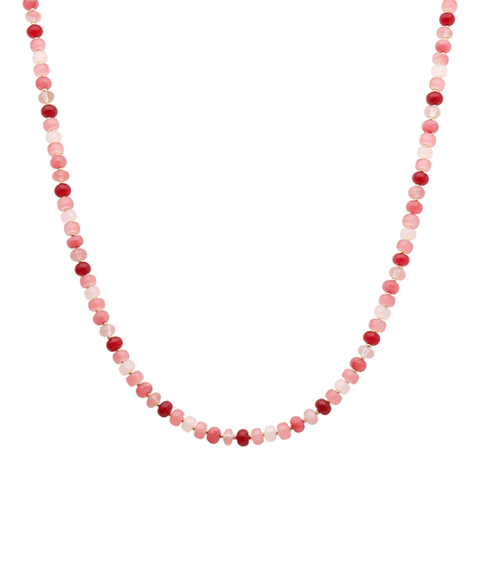 Glass Bead Short Necklace