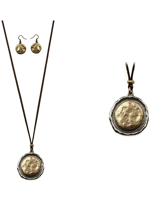 Western Style Round Necklace Set