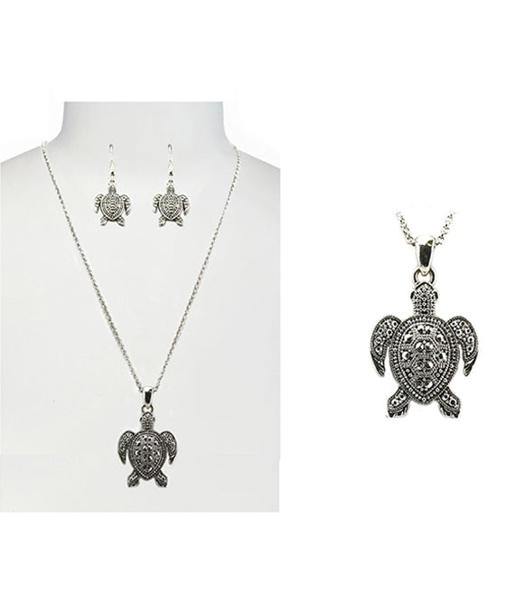 Turtle Necklace Set