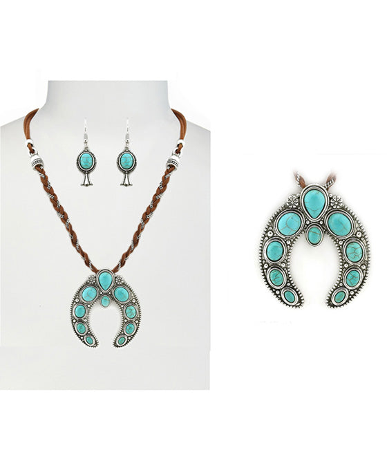 Wester Style Squash Necklace Set