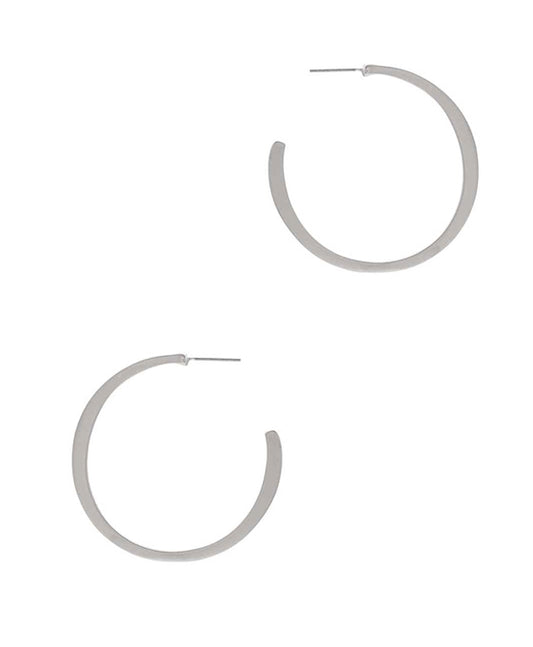 Round Shape Metal Wire Hoop Earring