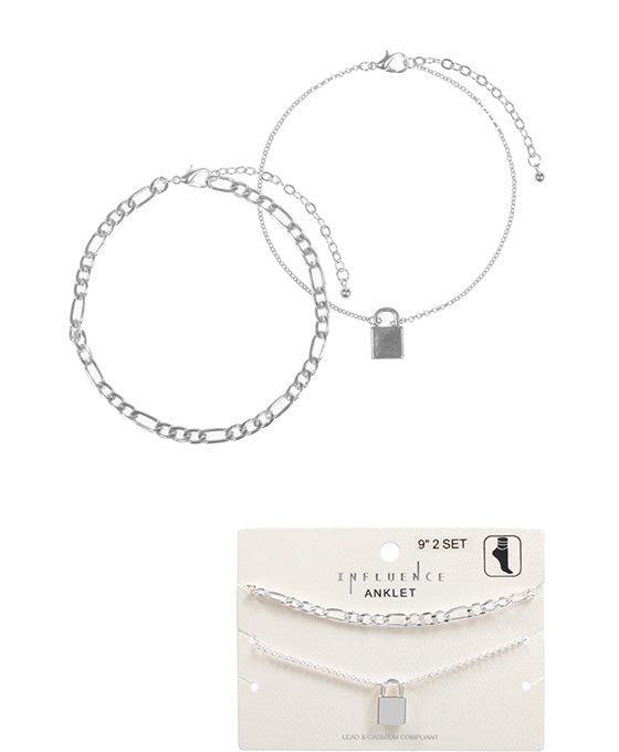 Curd Chain & Chain w/ Lock 2 Set Anket