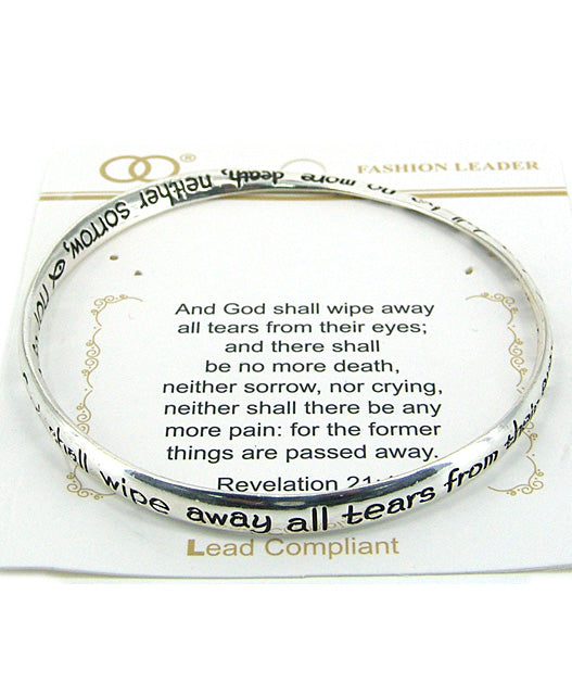 REVELATION 21:4 Twisted Bracelet