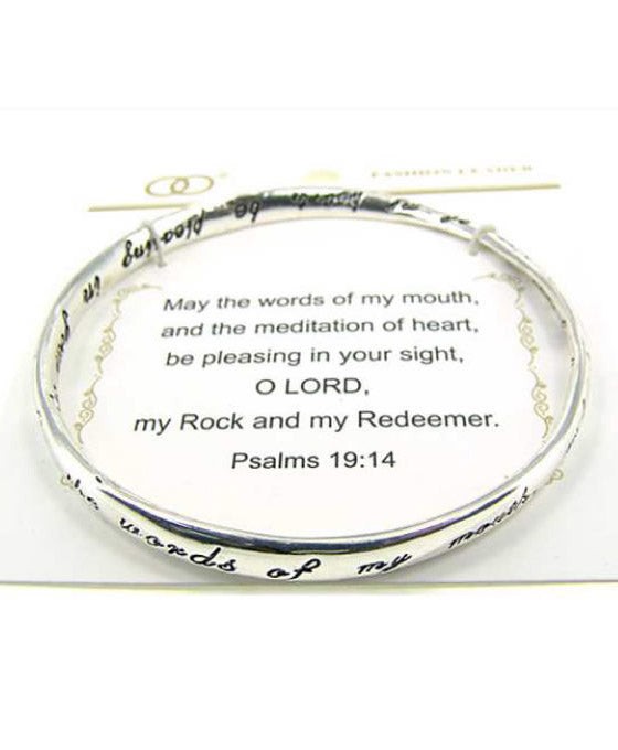 PSALMS 19:4 Twisted Bracelet