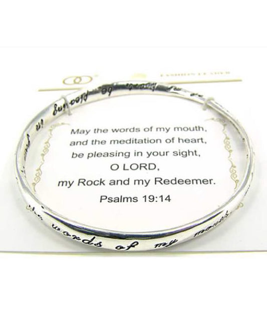 PSALMS 19:4 Twisted Bracelet