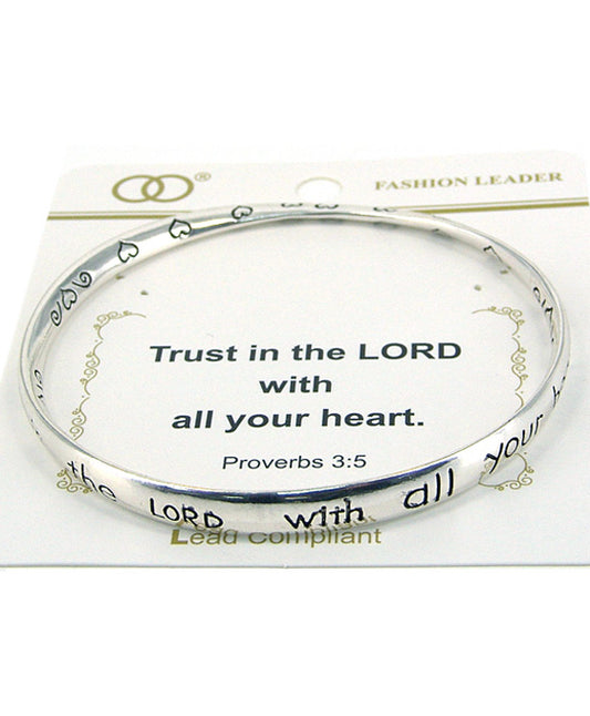 PROVERB 3:5 Twist Bangle