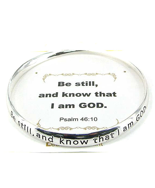 PSALM 46:10 Twist Bangle