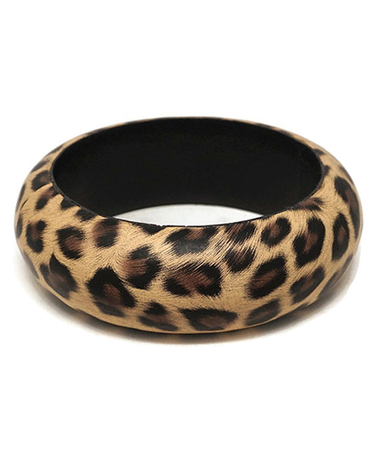 Leopard Print Bangle