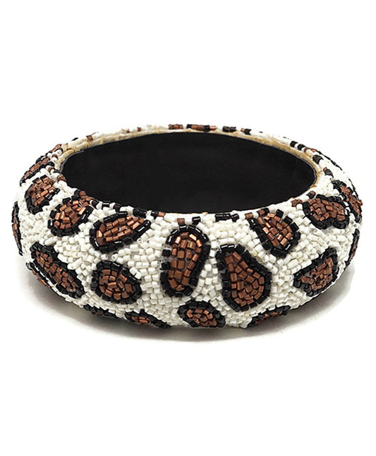 Seed Bead Animal Pattern Bangle