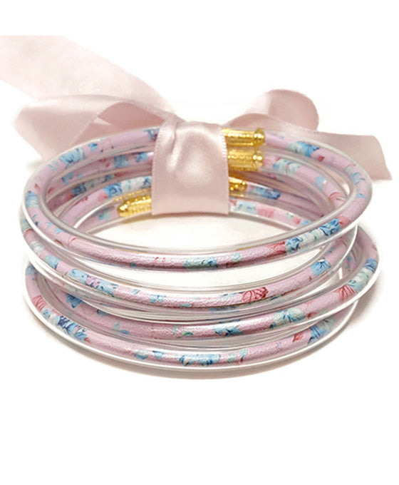 Jelly Tube w/ Patterned Bangle Set