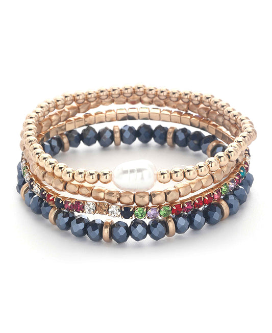 Multi Bead Stretch Bracelet