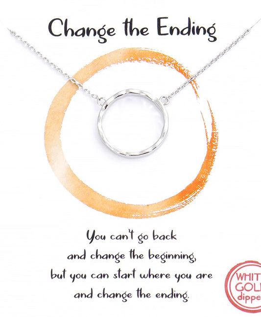 Halo Circle Necklace