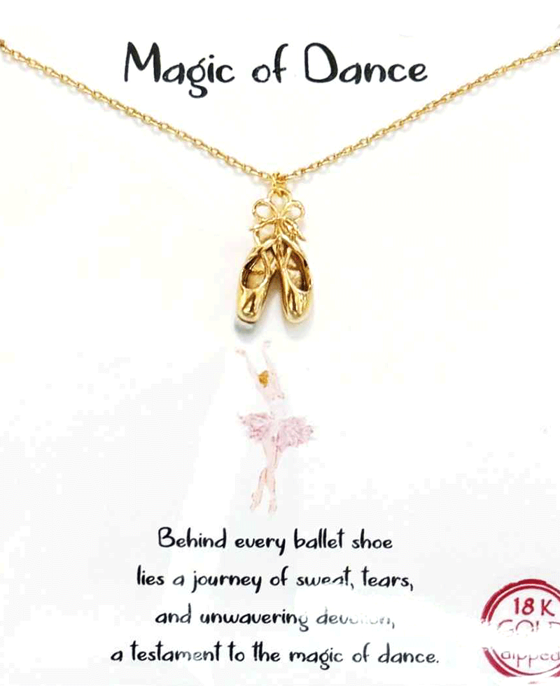 Ballet Shoes Necklace