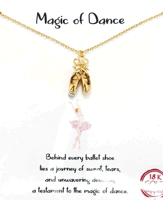 Ballet Shoes Necklace