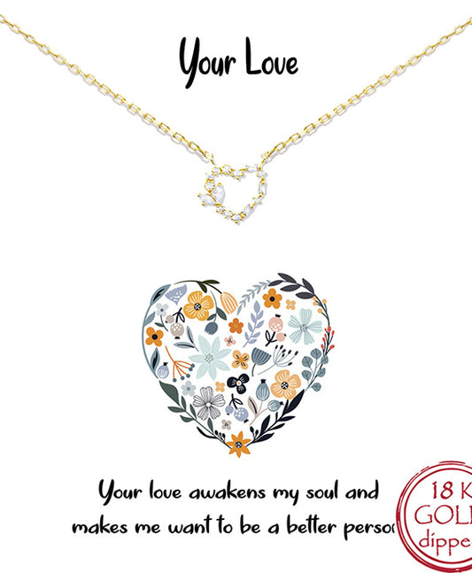 CZ Heart Necklace