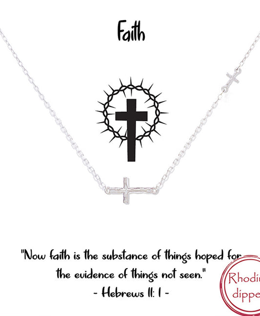 Two Cross Necklace