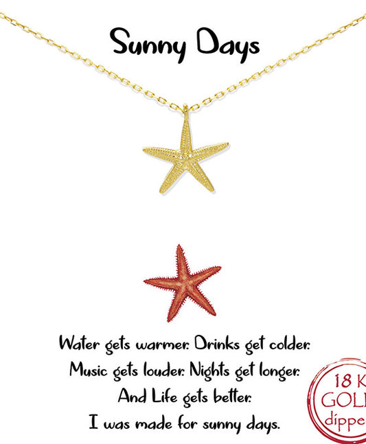 Starfish Necklace