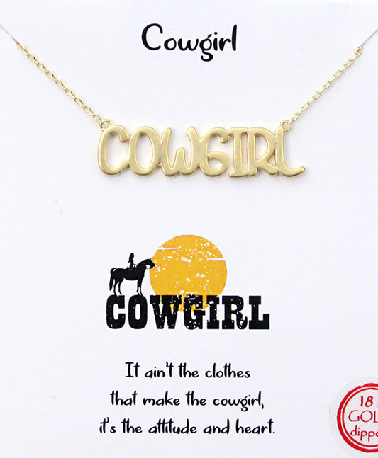 Cowgirl Necklace