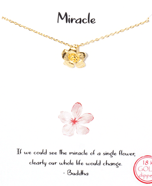 Flower Pendant Necklace