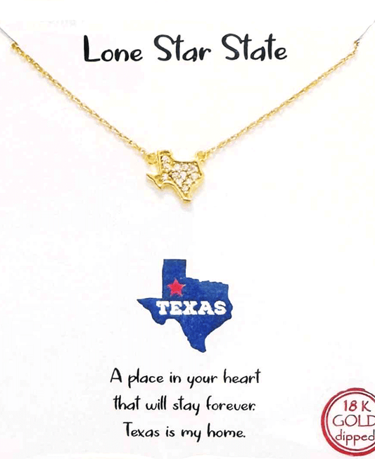 Texas CZ Necklace